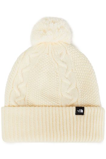 THE NORTH FACE Beanie mit Zopfstrickmuster und Pompons
