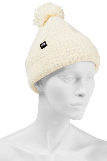 THE NORTH FACE Beanie mit Zopfstrickmuster und Pompons