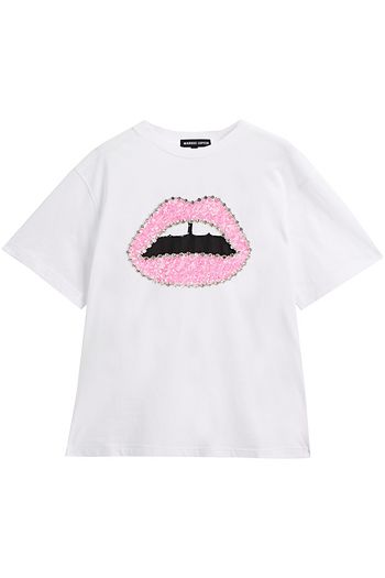 MARKUS LUPFER Alex embellished printed cotton-jersey T-shirt