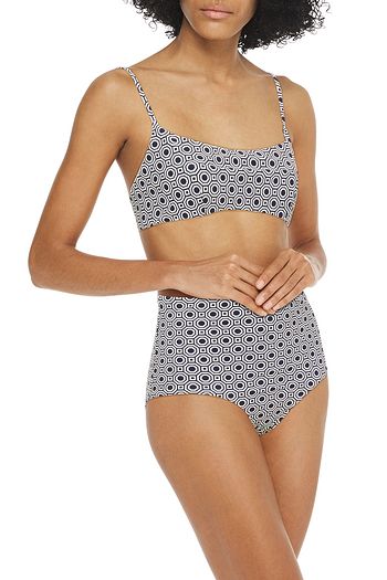 TORY BURCH Printed bikini top