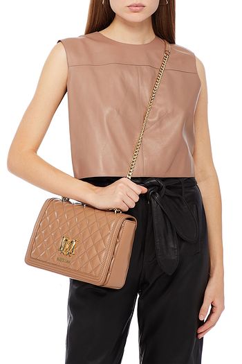 LOVE MOSCHINO Schultertasche aus gestepptem Kunstleder