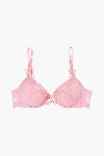 LISE CHARMEL Soir De Venise embellished tulle and lace push-up bra