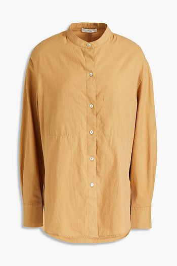 VINCE. Cotton and silk-blend shirt