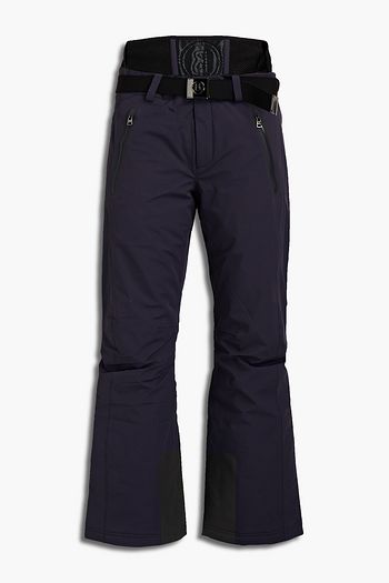 BOGNER Skihose mit Mesh-Besatz und Gürtel