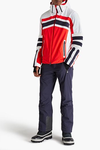 BOGNER Skihose mit Mesh-Besatz und Gürtel