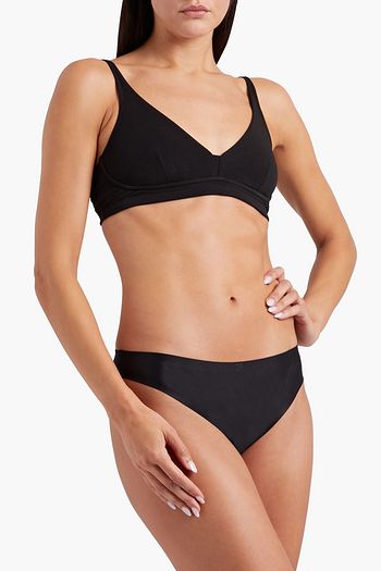SKIN Organic stretch Pima cotton-jersey soft-cup triangle bra