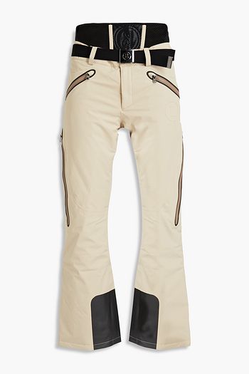 BOGNER Mesh-trimmed belted ski pants
