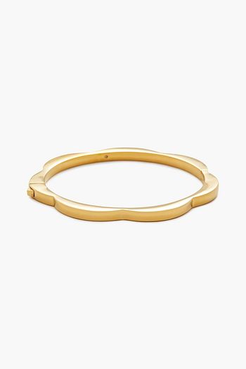 KATE SPADE NEW YORK Goldfarbener Armreif mit Kristallen