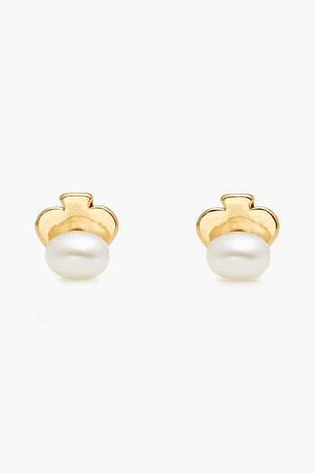 KATE SPADE NEW YORK Gold-tone pearl earrings