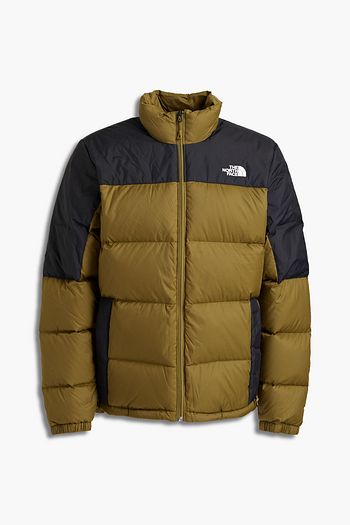 THE NORTH FACE Embroidered two-tone quilted shell down jacket
