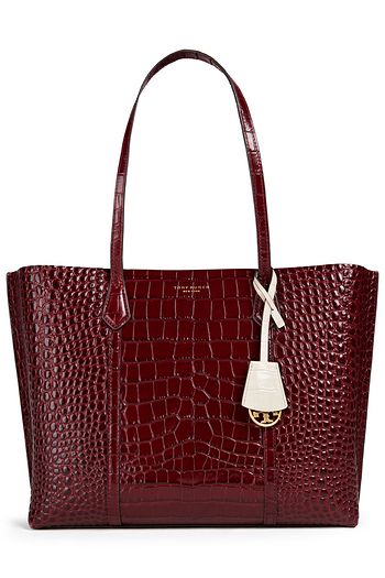 TORY BURCH Tote Bag aus Leder mit Krokodileffekt