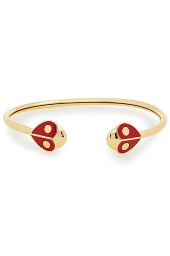 KATE SPADE NEW YORK Goldfarbene Armspange mit Emaille