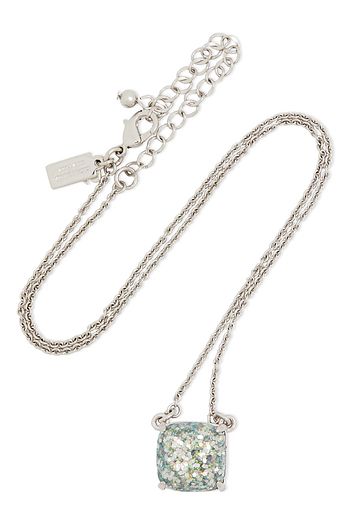KATE SPADE NEW YORK Silberfarbene Kette mit Kristallen