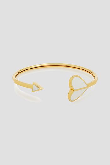 KATE SPADE NEW YORK Goldfarbene Armspange mit Emaille