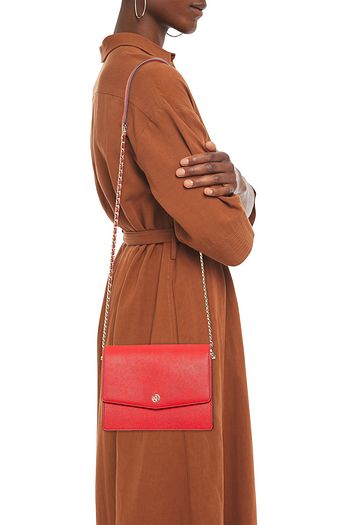 TORY BURCH Schultertasche aus strukturiertem Leder
