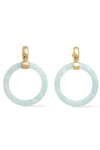 KATE SPADE NEW YORK Goldfarbene Ohrringe mit Harz