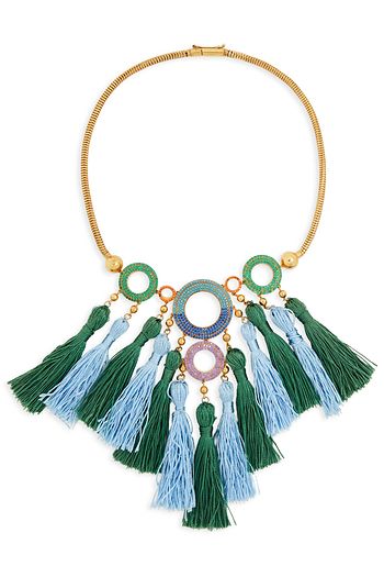 JOANNA LAURA CONSTANTINE Gold-plated crystal necklace