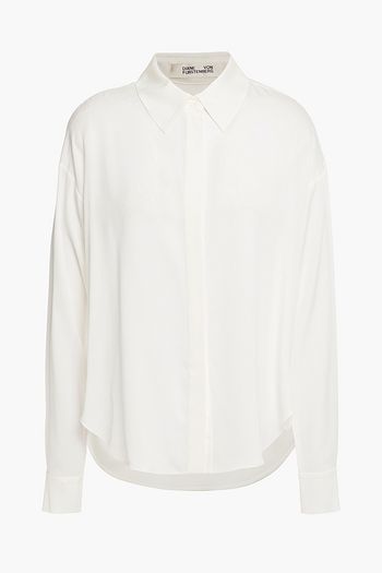 DIANE VON FURSTENBERG Bluse aus Cady aus einer Seidenmischung