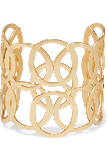 KENNETH JAY LANE 18 KT. vergoldete Armspange
