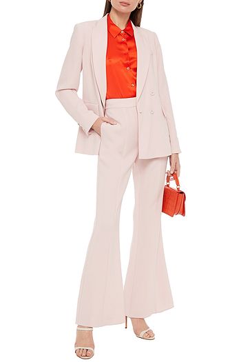 DIANE VON FURSTENBERG Schlaghose aus Stretch-Crêpe