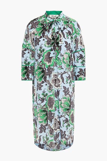 DIANE VON FURSTENBERG Lynn floral-print silk crepe de chine dress