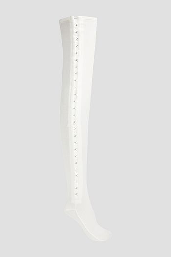 DION LEE Stretch-cotton jersey tights