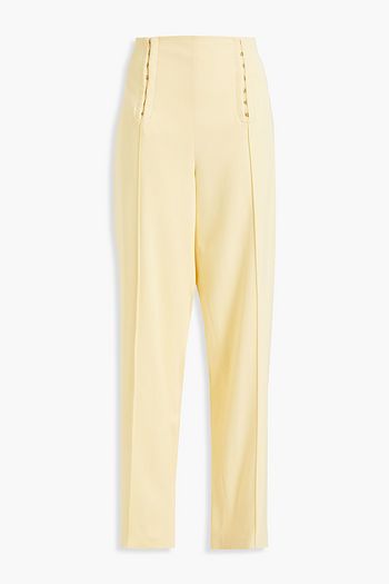DION LEE Stretch-cady tapered pants