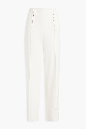 DION LEE Stretch-cady tapered pants