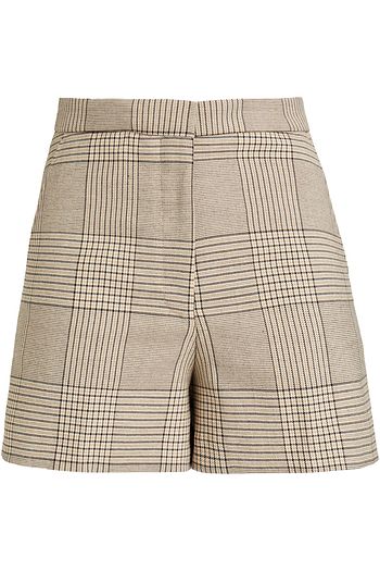 REMAIN BIRGER CHRISTENSEN Prince of Wales checked jacquard shorts
