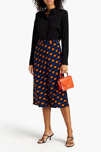 DIANE VON FURSTENBERG Beverly bedruckter Rock aus Cady