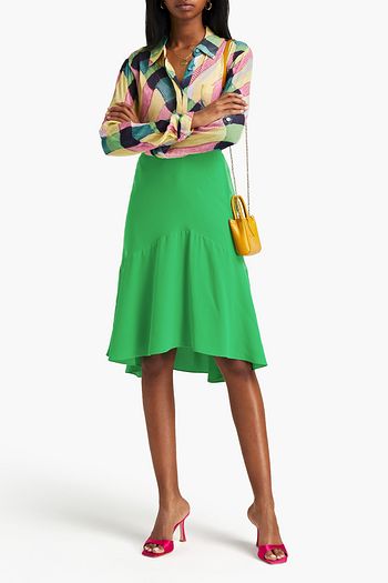 DIANE VON FURSTENBERG Crepe de chine skirt