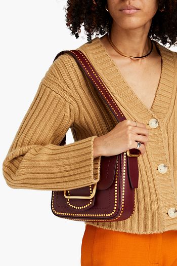TORY BURCH Sawyer small embellished leather shoulder bag