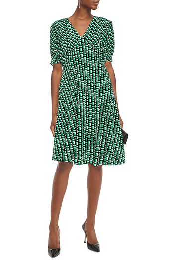 DIANE VON FURSTENBERG Jemma printed silk-crepe dress