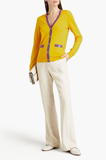 TORY BURCH Madeline Cardigan aus Merinowolle