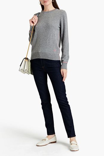TORY BURCH Melierter Kaschmirpullover