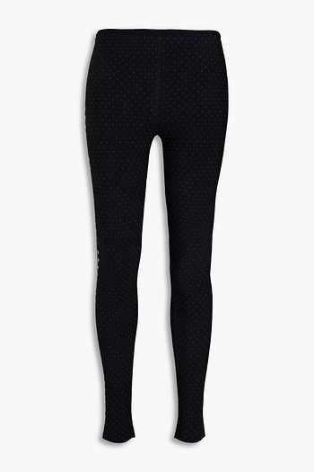 ALAÏA Jacquard-knit leggings