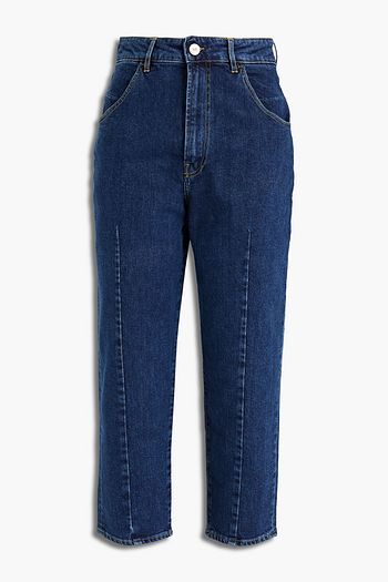 3X1 Hoch sitzende Cropped Karottenjeans