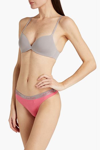CALVIN KLEIN Stretch-jersey push-up bra