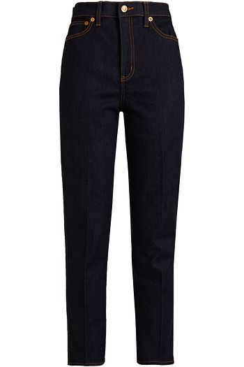 TORY BURCH Hoch sitzende Cropped Jeans mit geradem Bein
