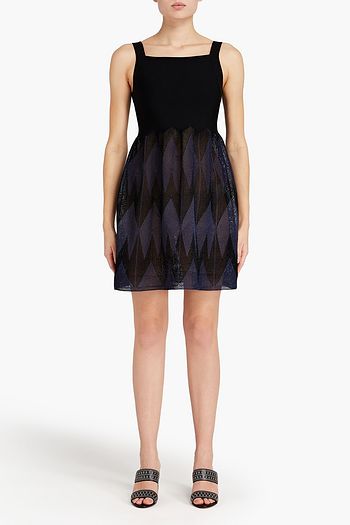 ALAÏA Minikleid aus Jacquard und Stretch-Strick