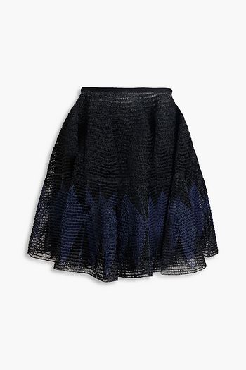 ALAÏA Jacquard-knit mini skirt