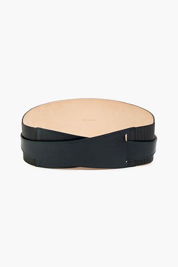 ISABEL MARANT Kajy textured-leather belt