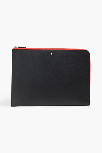 MONTBLANC Pebbled-leather document case