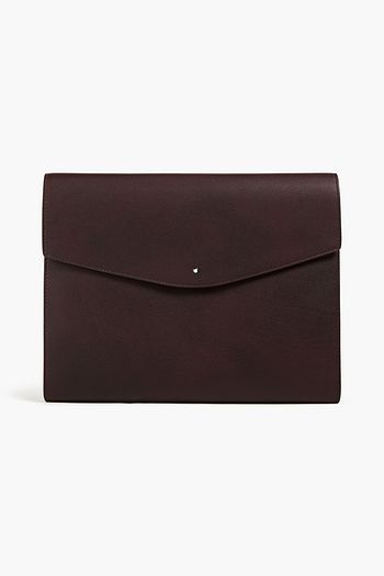 MONTBLANC Pebbled-leather document case