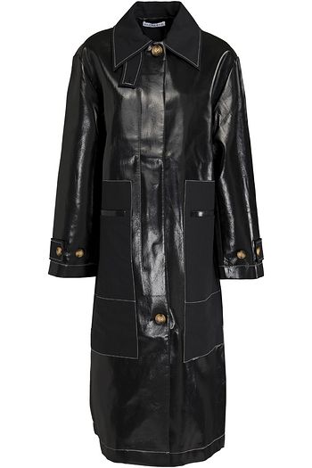 REJINA PYO Logan Mantel aus Baumwoll-Twill mit Beschichtung