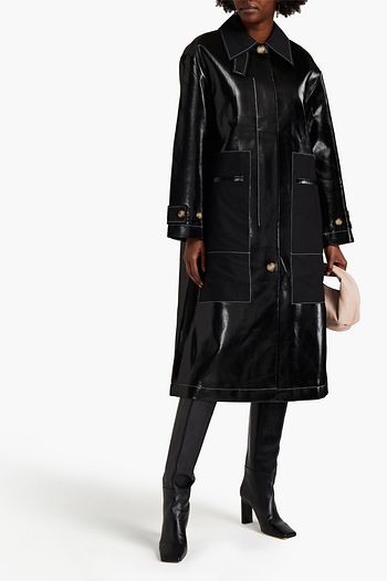 REJINA PYO Logan Mantel aus Baumwoll-Twill mit Beschichtung