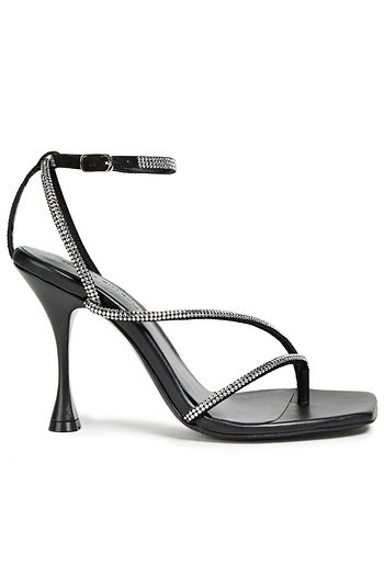 MAGDA BUTRYM Crystal-embellished suede sandals
