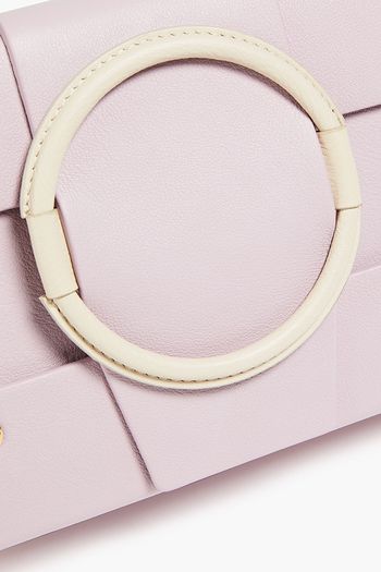 YUZEFI Asher studded textured-leather shoulder bag