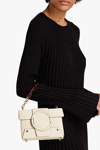 YUZEFI Asher studded textured-leather shoulder bag