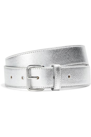 MM6 MAISON MARGIELA Metallic faux textured-leather belt